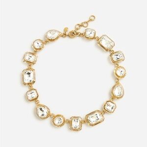 NWT- JCrew Faceted crystal necklace